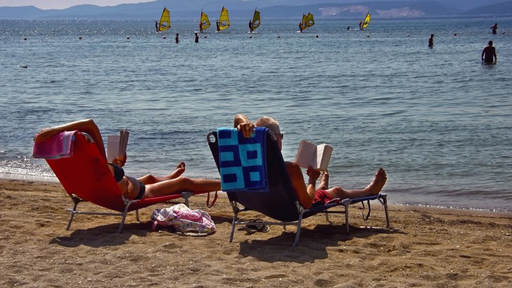 Odmor na pješčanoj plaži
