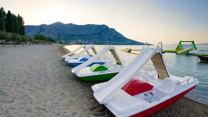 Pješčana plaža kamp Galeb Omiš