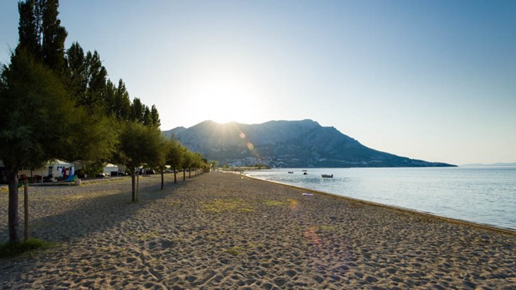 Pješčana plaža kamp Galeb Omiš